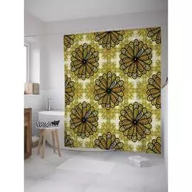 Шторка-занавеска для ванной JOYARTY