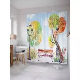 Шторка-занавеска для ванной JOYARTY