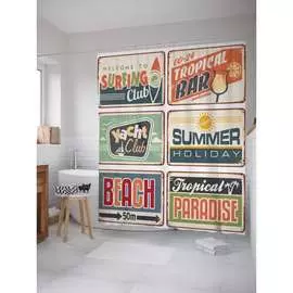 Шторка-занавеска для ванной JOYARTY