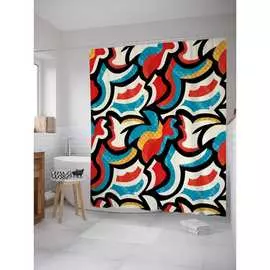 Шторка-занавеска для ванной JOYARTY