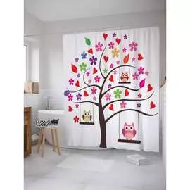 Шторка-занавеска для ванной JOYARTY