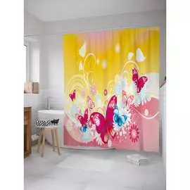 Шторка-занавеска для ванной JOYARTY