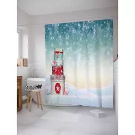 Шторка-занавеска для ванной JOYARTY