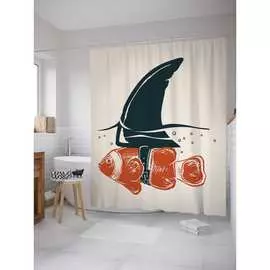 Шторка-занавеска для ванной JOYARTY