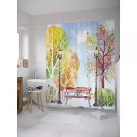 Шторка-занавеска для ванной JOYARTY