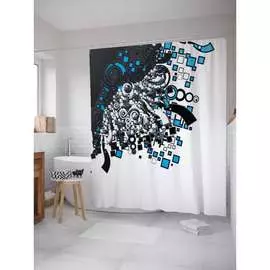 Шторка-занавеска для ванной JOYARTY