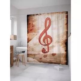 Шторка-занавеска для ванной JOYARTY