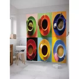 Шторка-занавеска для ванной JOYARTY