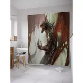 Шторка-занавеска для ванной JOYARTY