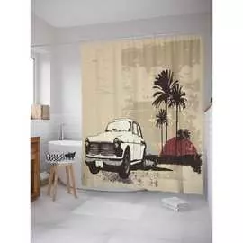 Шторка-занавеска для ванной JOYARTY