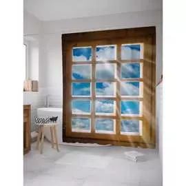 Шторка-занавеска для ванной JOYARTY