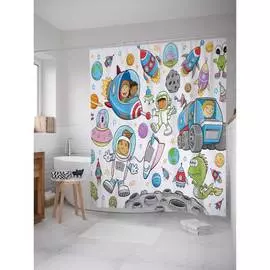 Шторка-занавеска для ванной JOYARTY