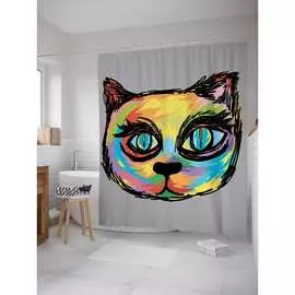 Шторка-занавеска для ванной JOYARTY