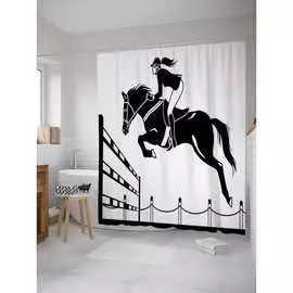 Шторка-занавеска для ванной JOYARTY