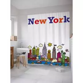 Шторка-занавеска для ванной JOYARTY