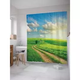 Шторка-занавеска для ванной JOYARTY