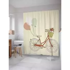 Шторка-занавеска для ванной JOYARTY