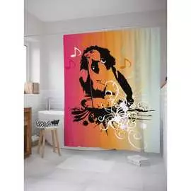 Шторка-занавеска для ванной JOYARTY