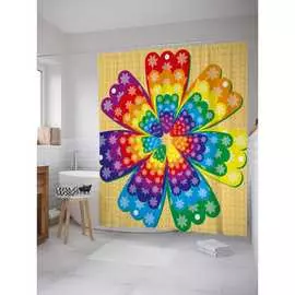 Шторка-занавеска для ванной JOYARTY