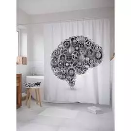 Шторка-занавеска для ванной JOYARTY