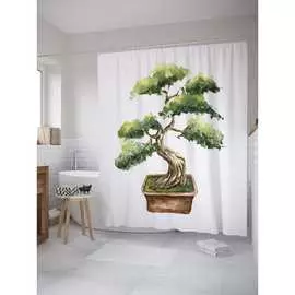 Шторка-занавеска для ванной JOYARTY