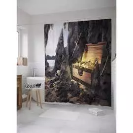 Шторка-занавеска для ванной JOYARTY