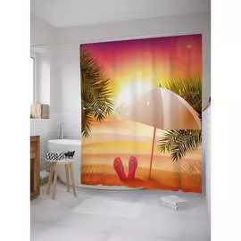 Шторка-занавеска для ванной JOYARTY