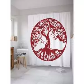 Шторка-занавеска для ванной JOYARTY