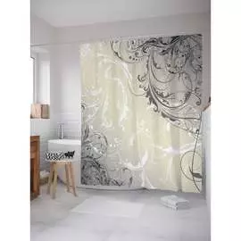 Шторка-занавеска для ванной JOYARTY