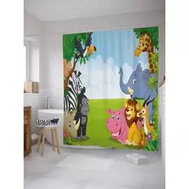 Шторка-занавеска для ванной JOYARTY