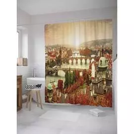 Шторка-занавеска для ванной JOYARTY