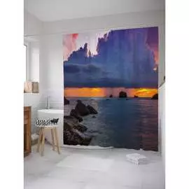 Шторка-занавеска для ванной JOYARTY