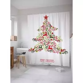 Шторка-занавеска для ванной JOYARTY