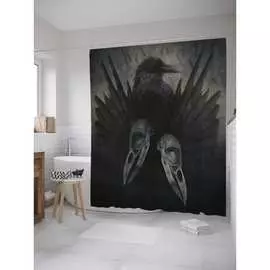 Шторка-занавеска для ванной JOYARTY