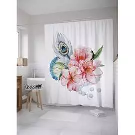 Шторка-занавеска для ванной JOYARTY