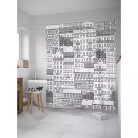 Шторка-занавеска для ванной JOYARTY