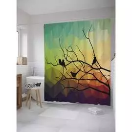 Шторка-занавеска для ванной JOYARTY