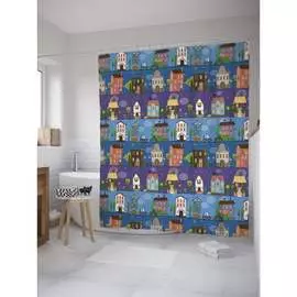 Шторка-занавеска для ванной JOYARTY