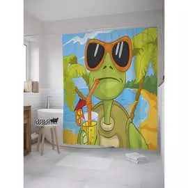 Шторка-занавеска для ванной JOYARTY