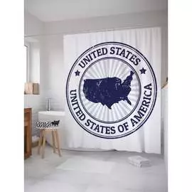 Шторка-занавеска для ванной JOYARTY