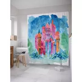 Шторка-занавеска для ванной JOYARTY