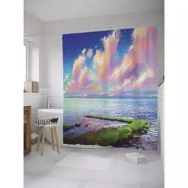 Шторка-занавеска для ванной JOYARTY