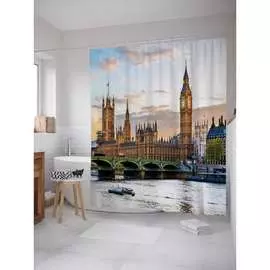 Шторка-занавеска для ванной JOYARTY