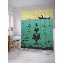 Шторка-занавеска для ванной JOYARTY