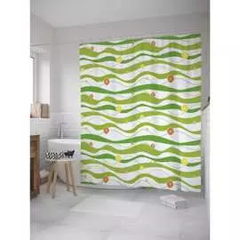 Шторка-занавеска для ванной JOYARTY