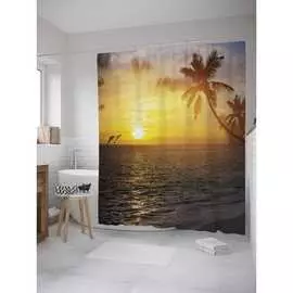 Шторка-занавеска для ванной JOYARTY