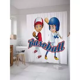 Шторка-занавеска для ванной JOYARTY