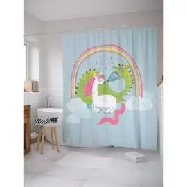 Шторка-занавеска для ванной JOYARTY