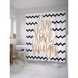 Шторка-занавеска для ванной JOYARTY