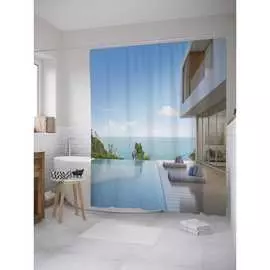 Шторка-занавеска для ванной JOYARTY